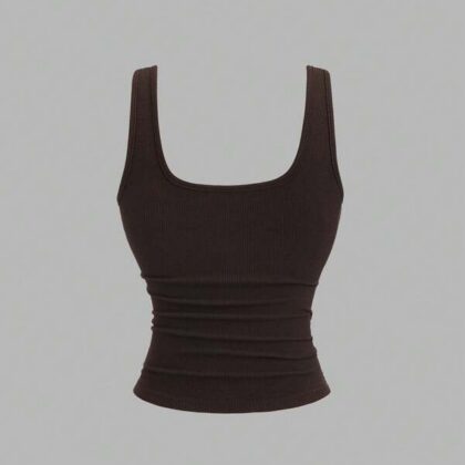 Lace Pleat Casual Fashion Cami – เสื้อสายเดี่ยวพลีทลูกไม้แฟชั่นลำลอง